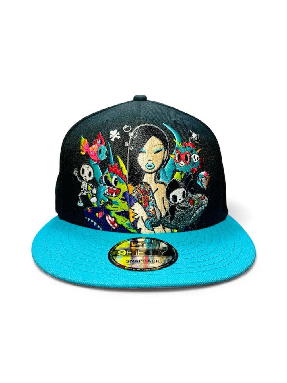 New Era 9FIFTY Tokidoki Snapback Cap Hat Mermaid Babe Under the Sea Aquatic NWT